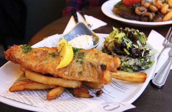 南越谷駅の周辺でディナーを楽しみたい方にフィッシュ&チップスをご用意